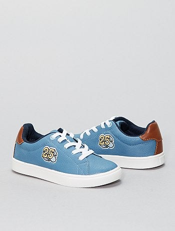 Ténis rasos em pele sintética - Kiabi