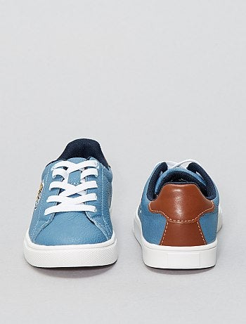 Ténis rasos em pele sintética - Kiabi