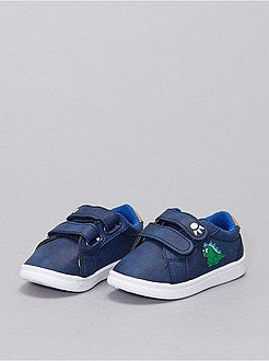 Ténis rasos em pele sintética - Kiabi