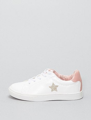 Ténis rasos em pele sintética - Kiabi