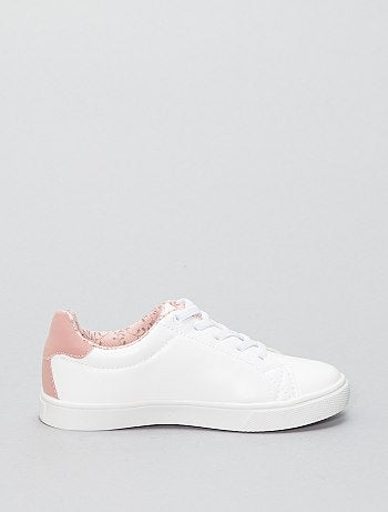 Ténis rasos em pele sintética - Kiabi