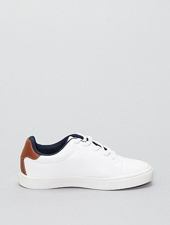 Ténis rasos em pele sintética - Kiabi