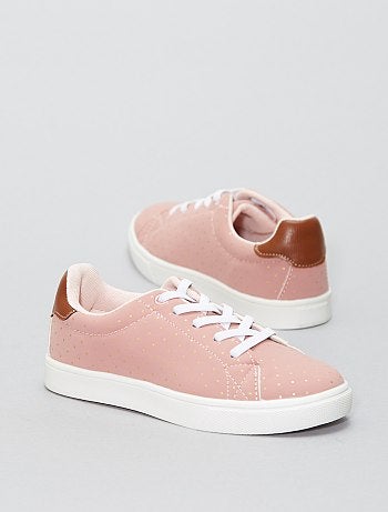 Ténis rasos em pele sintética - Kiabi