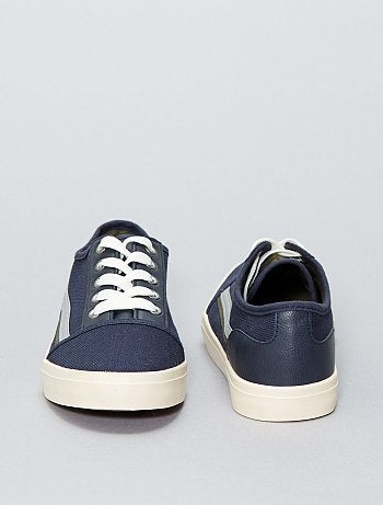 Ténis rasos em tecido - Kiabi