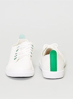 Ténis rasos leves perfurados - Kiabi