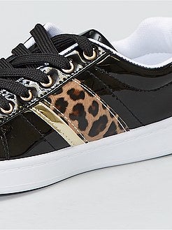 Ténis rasos motivo felino - Kiabi