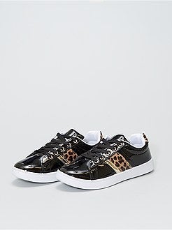 Ténis rasos motivo felino - Kiabi