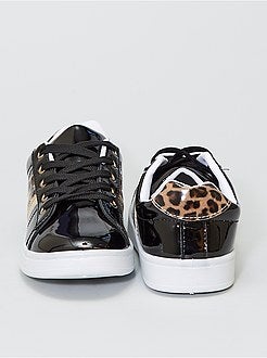 Ténis rasos motivo felino - Kiabi