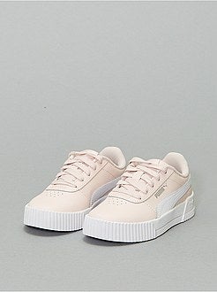 Ténis rasos 'Puma Carina' em couro - Kiabi