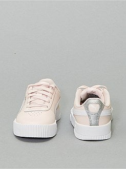 Ténis rasos 'Puma Carina' em couro - Kiabi