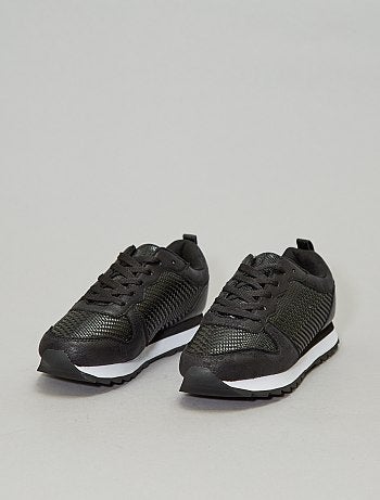 Ténis rasos texturados - Kiabi