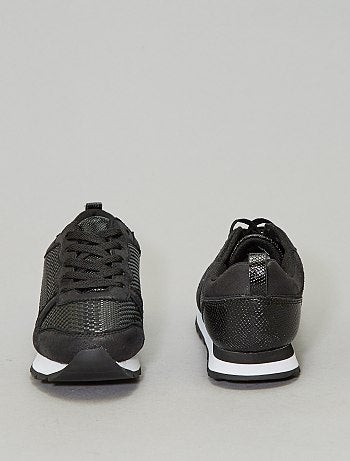 Ténis rasos texturados - Kiabi