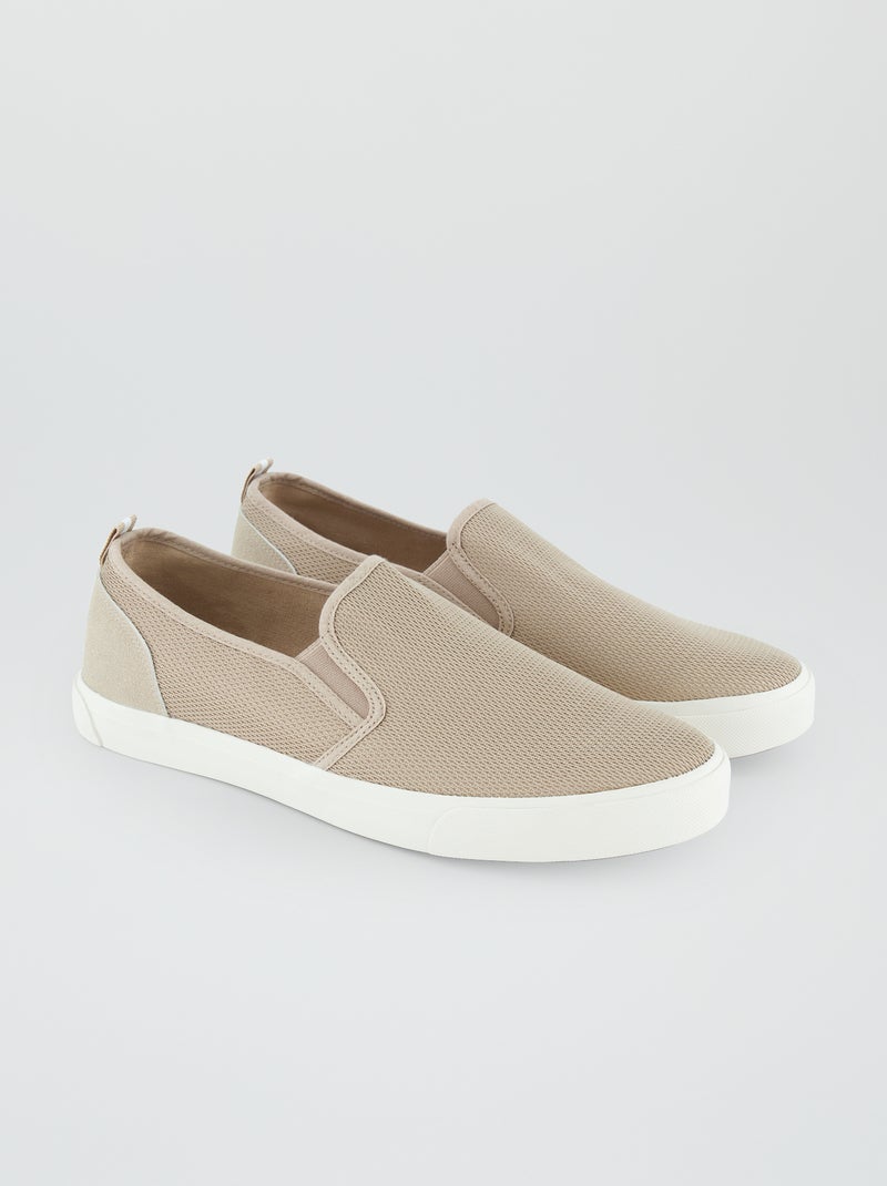 Ténis slip-on BEGE - Kiabi