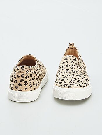 Ténis slip-on com motivo