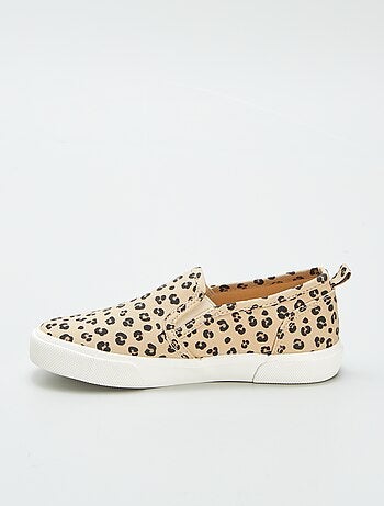 Ténis slip-on com motivo