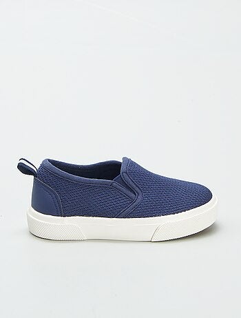 Ténis slip-on em tecido