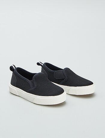 Ténis slip-on em tecido