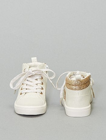 Ténis subidos brilhantes - Kiabi