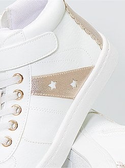 Ténis subidos com aplicações arrendadas - Kiabi