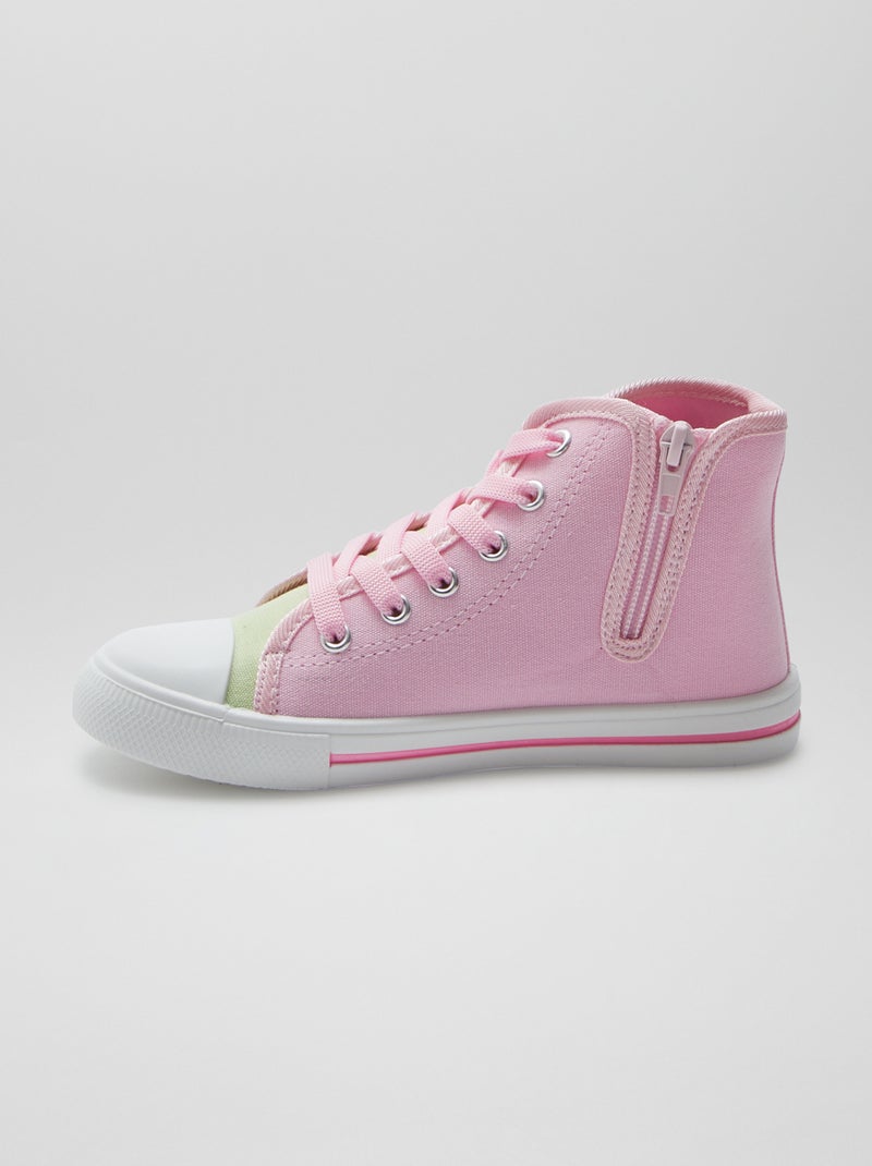 Ténis subidos com atacadores 'Stitch' AMARELO - Kiabi