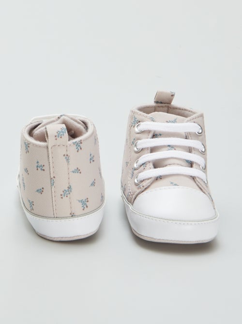 Ténis subidos de lona - Kiabi