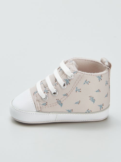 Ténis subidos de lona - Kiabi