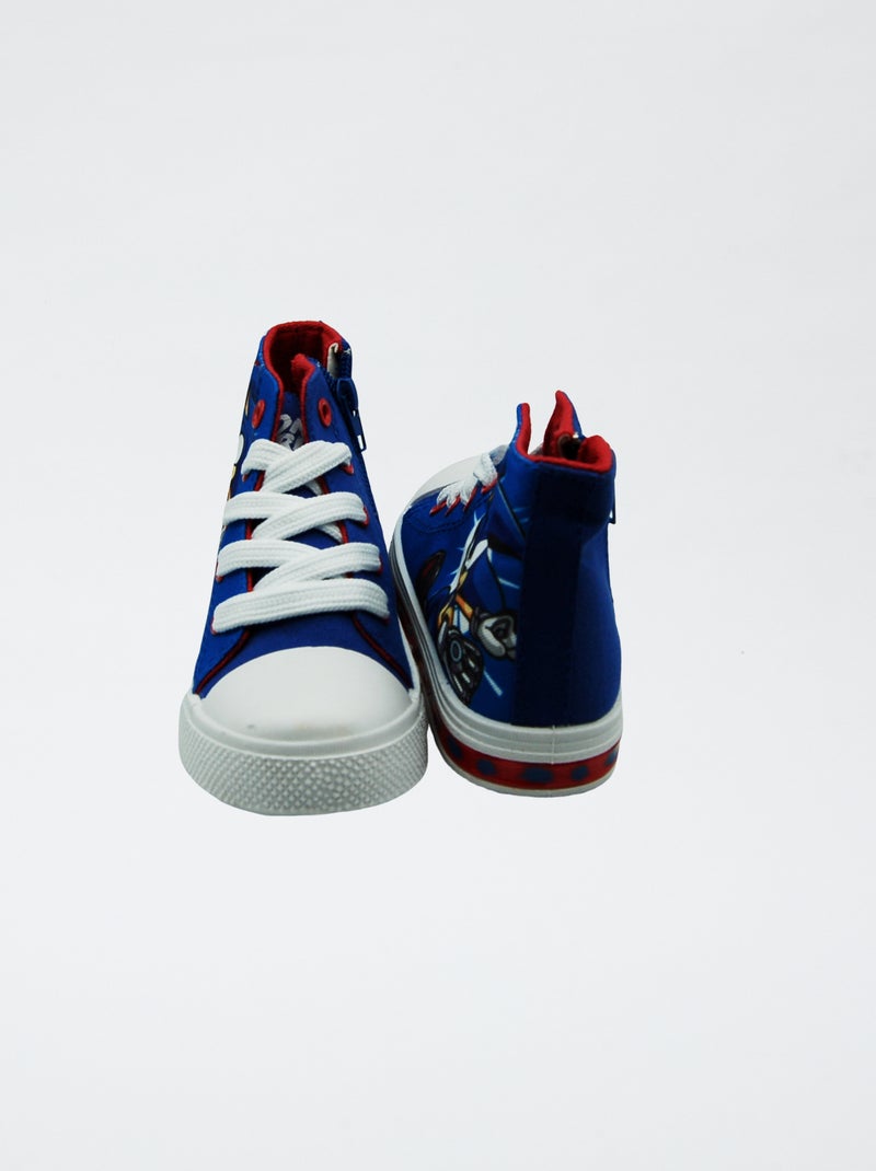 Ténis subidos 'Sonic' com solas luminosas CINZA - Kiabi