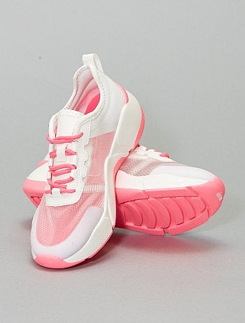 Ténis transparentes com sola grossa - Kiabi