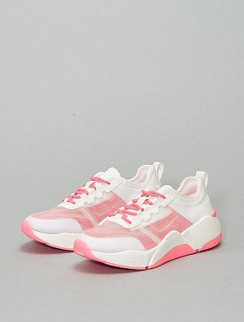 Ténis transparentes com sola grossa - Kiabi