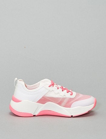 Ténis transparentes com sola grossa - Kiabi