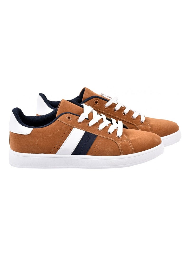 Ténis unissexo sneaker Camelo - Kiabi