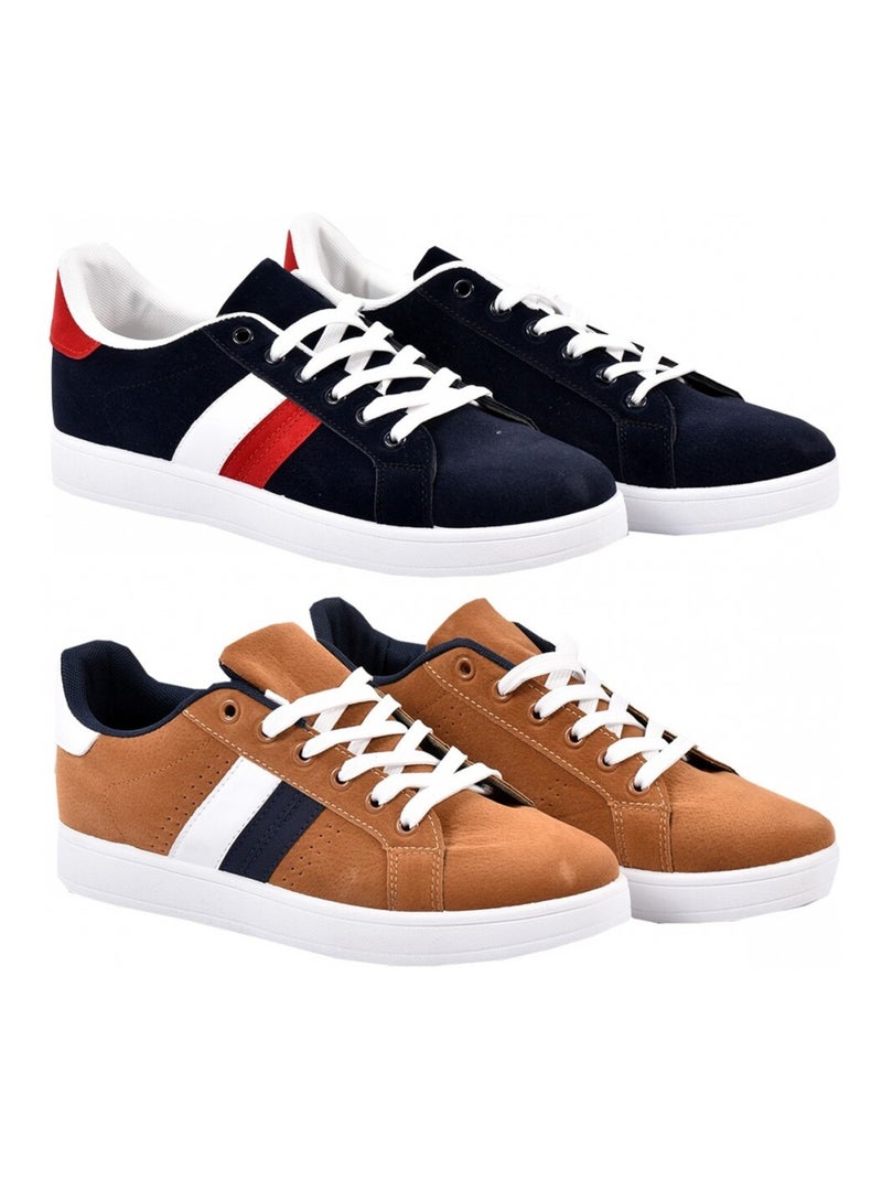 Ténis unissexo sneaker Camelo - Kiabi