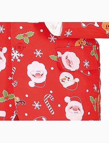 Terno engraçado de Papai Noel com gravata