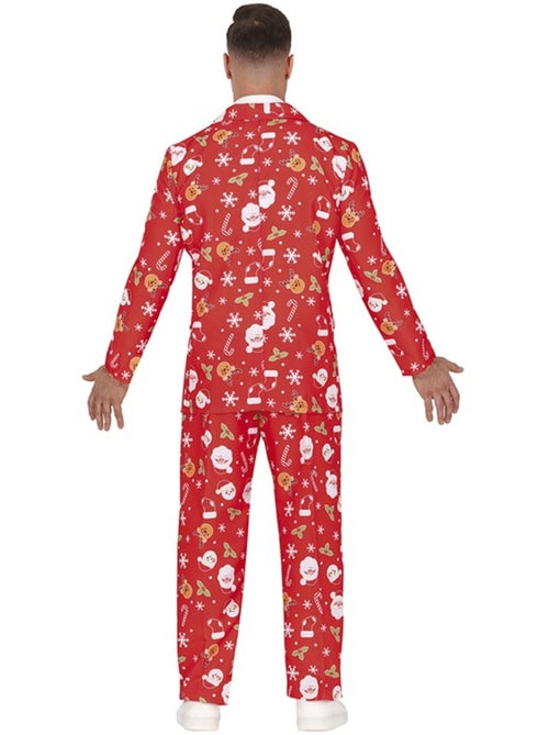 Terno engraçado de Papai Noel com gravata - Kiabi
