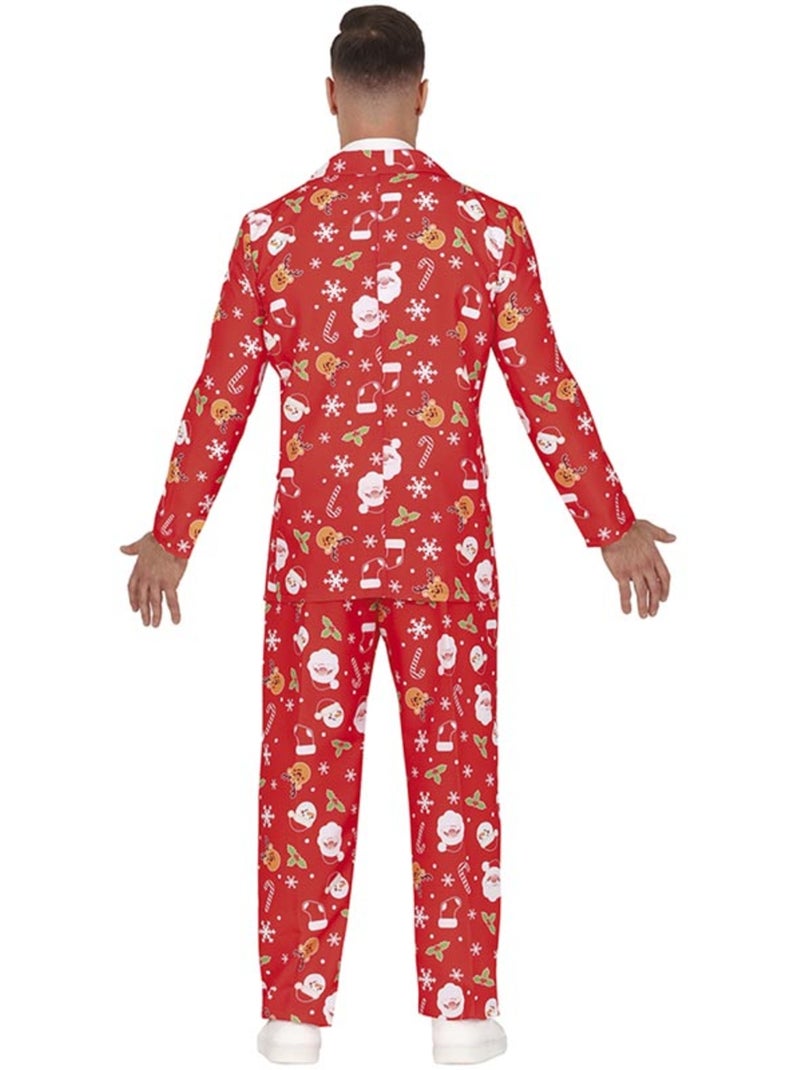 Terno engraçado de Papai Noel com gravata Multicolorido - Kiabi