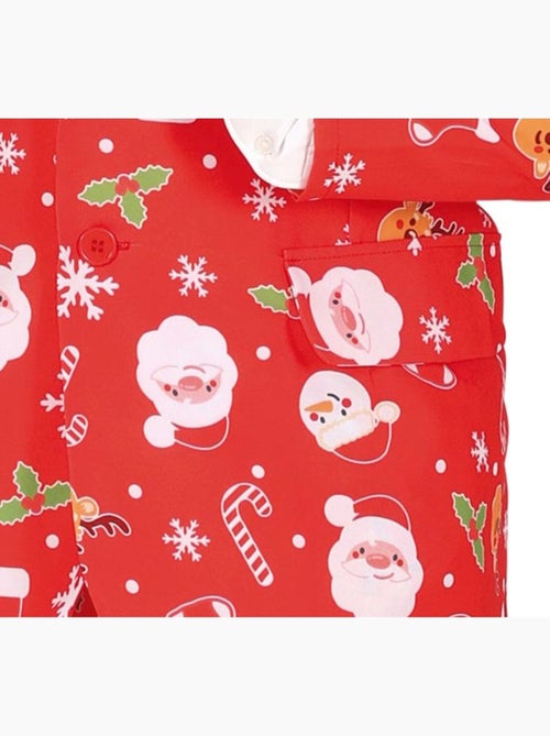 Terno engraçado de Papai Noel com gravata - Kiabi