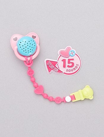 Tetina musical + prende-chuchas - Kiabi