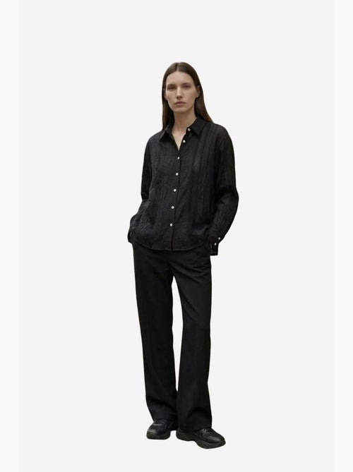 Textured woven button-up shirt my fashion - Kiabi Textured woven button-up shirt my fashion - Kiabi