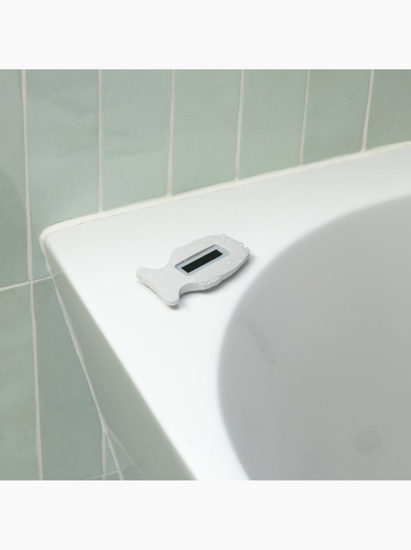Thermobaby termómetro de banho digital de cristal líquido em forma de peixe Cinza escuro - Kiabi