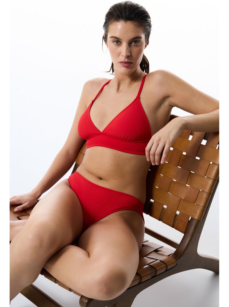 Tiara slip parte de baixo de biquíni penti Vermelho - Kiabi