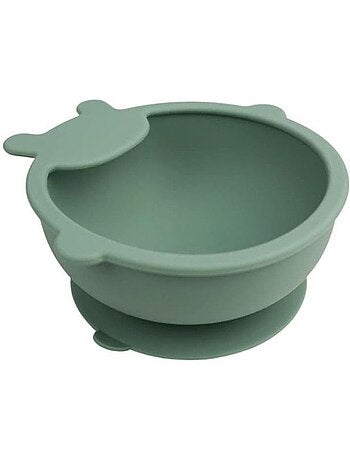 Tigela de sucção em silicone thermobaby design cacto com pegas