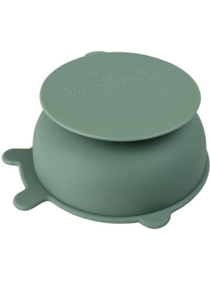 Tigela de sucção em silicone thermobaby design cacto com pegas Verde - Kiabi