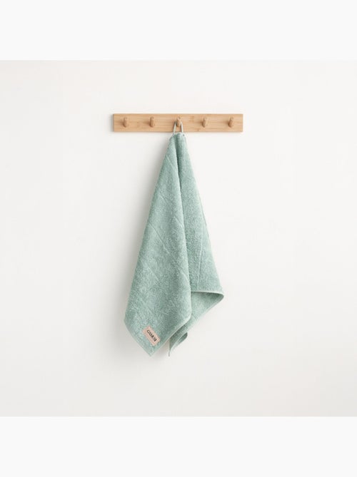 Toalha 100% algodão, felpo 600 g/m², com presilha - Gamusi - Kiabi Toalha 100% algodão, felpo 600 g/m², com presilha - Gamusi - Kiabi