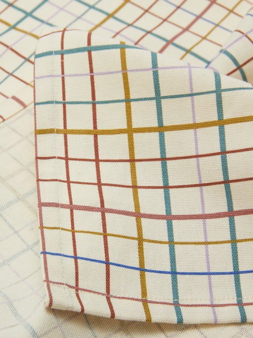 Toalha aos quadrados 150 x 300 - Kiabi Home - Kiabi