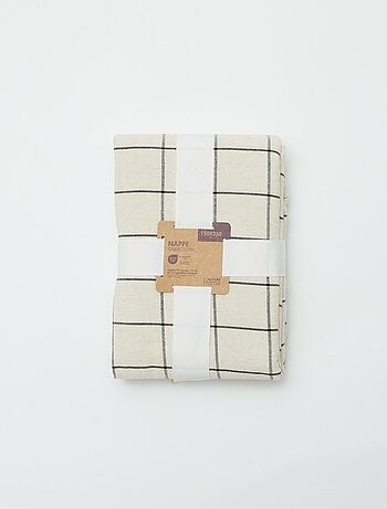 Toalha aos quadrados (150x250 cm) - Kiabi Home