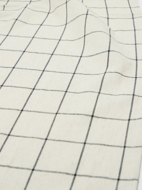 Toalha aos quadrados (155x155 cm)  - Kiabi Home - Kiabi