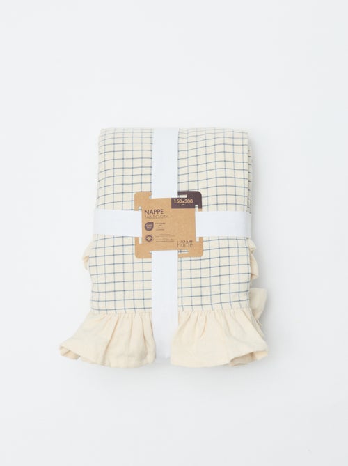 Toalha com franjas (150x300 cm)  - Kiabi Home - Kiabi