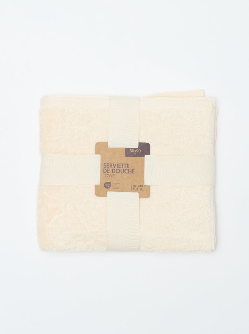 Toalha de banho 50x90 cm Branco - Kiabi