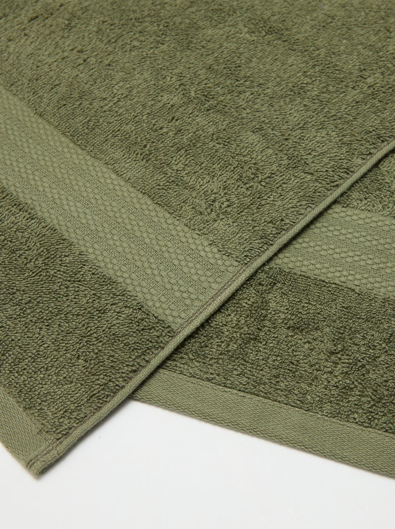 Toalha de banho 50x90 cm Verde - Kiabi