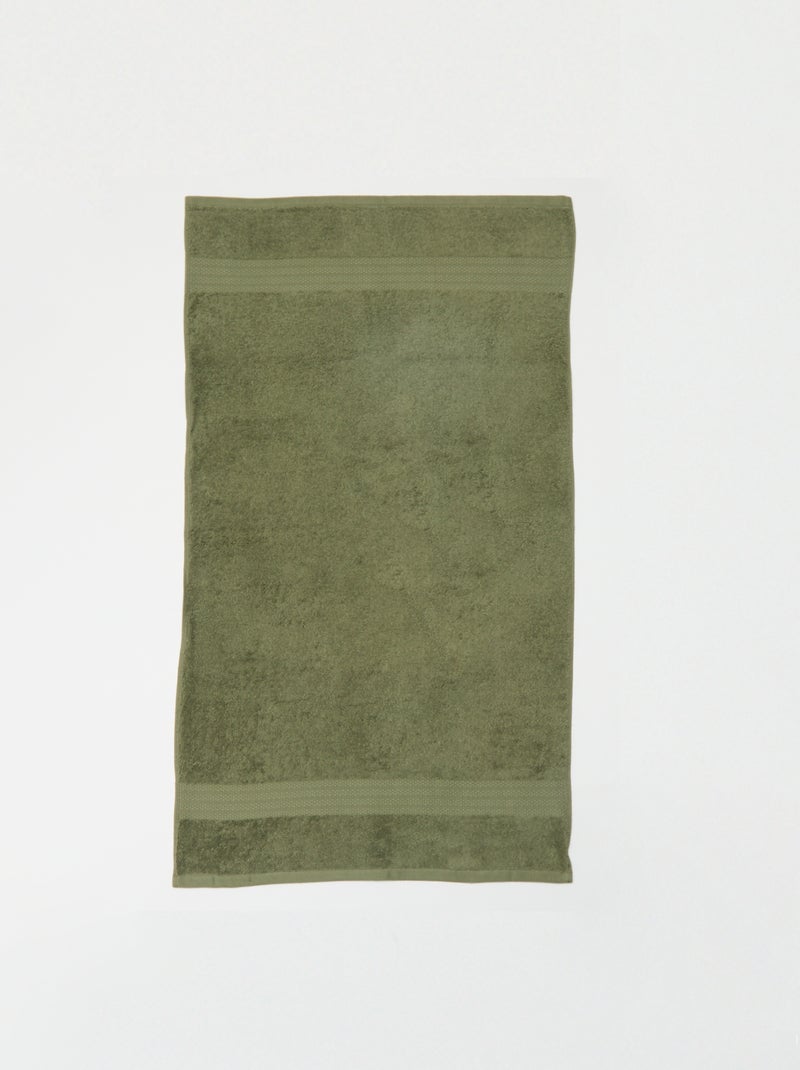 Toalha de banho 50x90 cm Verde - Kiabi